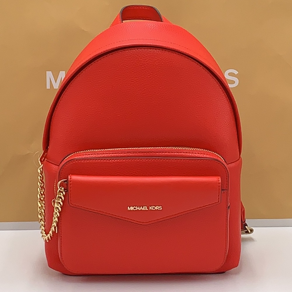 MICHAEL KORS DARK SANGRIA 
Maisie Medium Pebbled Leather 2-in-1 Backpack - Picture 3 of 16